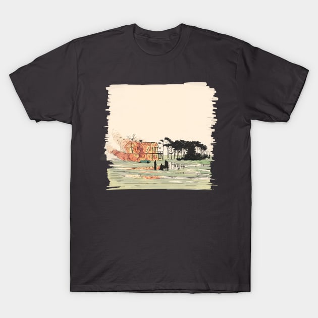 Andrei Tarkovsky's The Sacrifice Illustration T-Shirt by burrotees